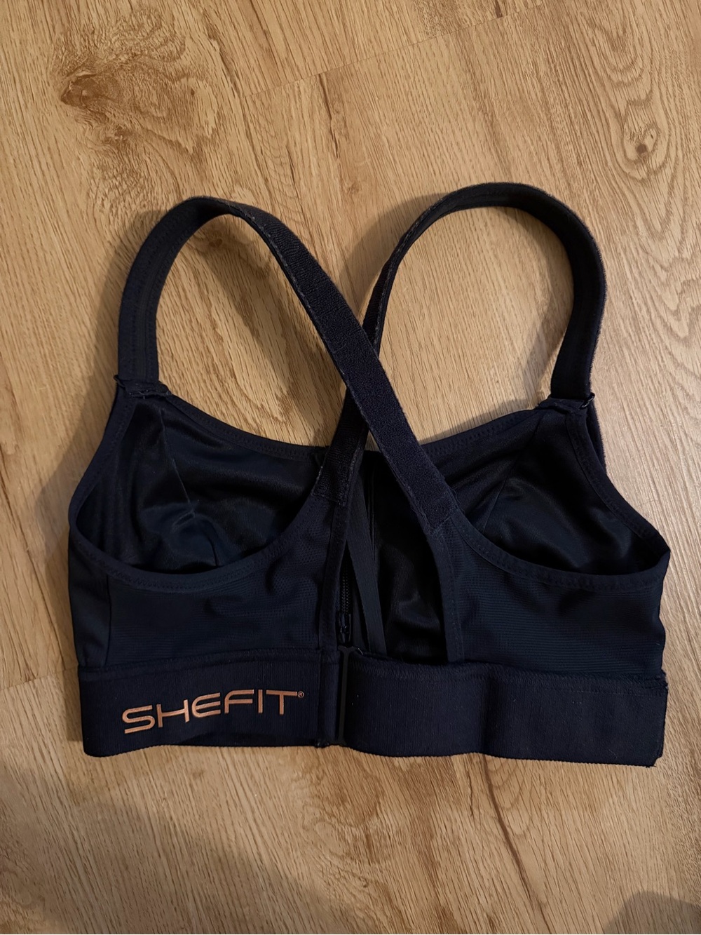 BUNDLE: 2 Shefit Ultimate Sports Bras — Black & Blue Tie-Dye | Size Medium - Picture 5 of 6